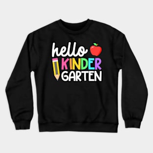 Kergarten Team er Back to School Teacher Kids Crewneck Sweatshirt